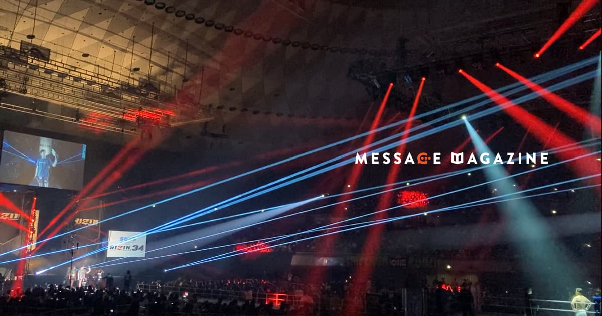 人生初のRIZIN 34 丸善インテックスアリーナ大阪を観戦しての感想。